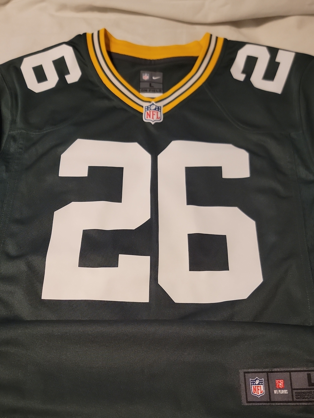 Nike Green Bay Packers #26 Savage Men's Football Jersey
